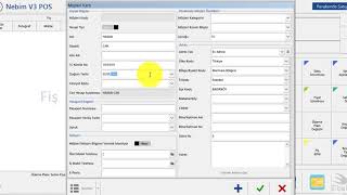 Nebim V3 Pos Menüsü Müşteri Kartı Açma [upl. by Leiahtan880]