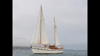 Miller Fifer ketch Constance of Fife  Classic motor sailer yacht for sale [upl. by Liebowitz]