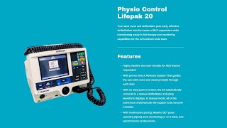 PhysioControl Lifepak 20 [upl. by Andryc]