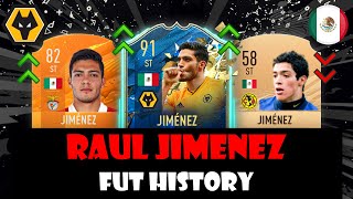 RAUL JIMENEZ  FIFA ULTIMATE TEAM HISTORY  FIFA 12 – FIFA 21 [upl. by Kathryne]