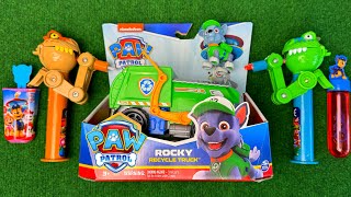 Candy ASMR Sweets and Toys  Satisfying Paw Patrol Unpacking  Yummy  Paw Patrol Unboxing ASMR Toy [upl. by Nanoc]