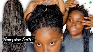 Senegalese Twists Tutorial [upl. by Hymen]