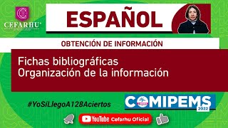 Curso COMIPEMS 2022 GRATUITO – ESPAÑOL – FICHAS BIBLIOGRÁFICAS [upl. by Whitford]