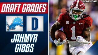 Lions Draft Running Back STANDOUT in Jahmyr Gibbs with No 12 Pick  2023 NFL Draft [upl. by Naujal]