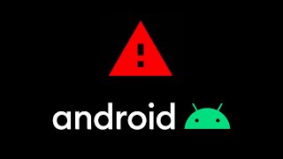 Android System Error Screens [upl. by Reerg]