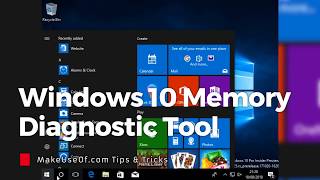 How to Check Your PC RAM With Windows 10 Memory Diagnostic Tool [upl. by Airdnazxela]