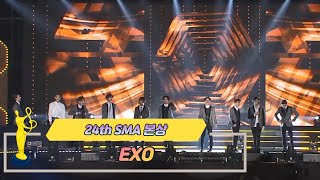 제24회 서울가요대상 SMA 본상 공연 엑소 EXO♬ LUCKY [upl. by Adnohsor]