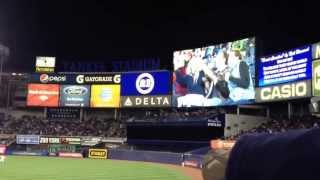 Sweet Caroline at Yankee Stadium to honor Boston [upl. by Anekahs]