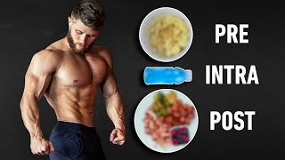 What To Eat Before During amp After Training For Max Muscle Growth [upl. by Zzabahs901]