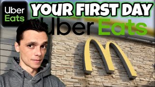 EVERYTHING You Need To Know  First Day UberEats Driver [upl. by Uis371]