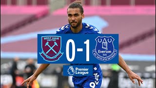 WEST HAM 01 EVERTON  CALVERTLEWIN WINS IT  PREMIER LEAGUE HIGHLIGHTS [upl. by Jeffery]