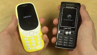 Nokia 3310 2017 vs Sony Ericsson K800i  Which Is Faster [upl. by Richy]