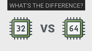 32bit vs 64bit CPU  Explained [upl. by Irina]