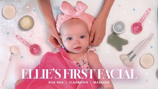 Baby Ellie ASMR Facial  KayampTays Mommy and Me Spa Day [upl. by Kedezihclem]