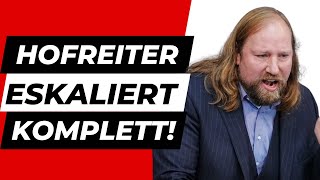 Unfassbar Hofreiter dreht komplett durch [upl. by Yaniv]