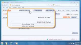 Netvigator Wireless Modem Setup Step 3  Router Initialization [upl. by Newra]