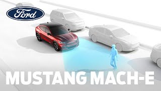 Mustang MachE  PreCollision Assist  Ford Italia [upl. by Aerdna363]