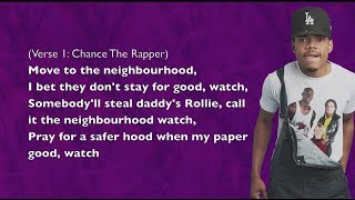 Chance The Rapper  Paranoia  Lyrics [upl. by Atterol]