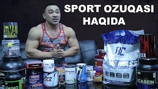 Sport ozuqasi haqida  Aziz Estet [upl. by Ddet]