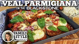 Homemade Veal Parmigiana with Blackstone Betty  Blackstone Griddles [upl. by Anabelle840]