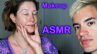 Dramatic Makeup Application on a Woman ASMR [upl. by Uv]