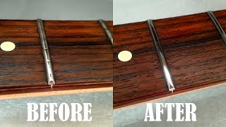 How to Level Crown amp Polish Guitar Frets [upl. by Mirabelle946]