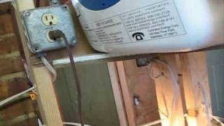 Wiring the on demand hot water heater [upl. by Standford]