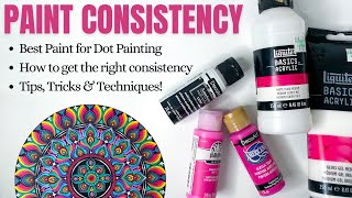 Beginner Tutorial  Dot Art Mandala Painting Perfect Paint Consistency  Thoughtful Dots [upl. by Karame]