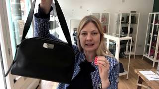 Coccinelle Shoulder Bag Review [upl. by Rinna]