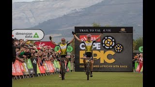 Absa Cape Epic 2018  Stage 7  Grand Finale  News [upl. by Antonetta]