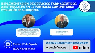 IMPLEMENTACIÓN DE SERVICIOS FARMACÉUTICOS ASISTENCIALES EN LA FARMACIA COMUNITARIA [upl. by Nosidda]