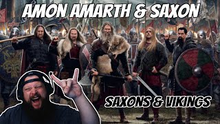 VIKING REACTS  Amon Amarth amp Saxon  Saxons and Vikings Metal Reactions [upl. by Martainn443]