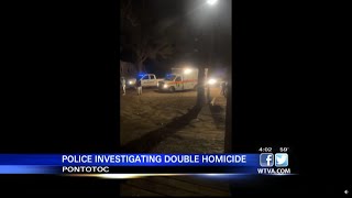 Law enforcement investigating double homicide in Pontotoc County [upl. by Ahseihs921]