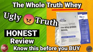 The Whole Truth Isolate Whey HONEST review  with LAB TEST [upl. by Asirac]