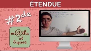 Calculer une étendue  Seconde [upl. by Eseryt]