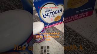 Lactogen baby 🍼🐥 use details babyformulamilk unboxing baby diy science medicine [upl. by Thgirw560]