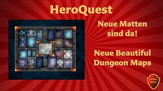 HeroQuest  Beautiful Dungeon Maps nun in original Größe [upl. by Eleonore172]