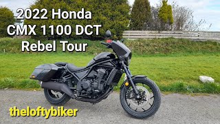 2023 Honda CMX 1100 DCT Tour Review [upl. by Ellehcyar]