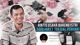 Sukses Dari Bisnis Online  Rintis Usaha Bareng Istri Hingga Terjual 3000 Paket Perhari [upl. by Aivitnahs]