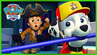 PAW Patrol Sea Patrol stops Sid The Pirate and more  PAW Patrol  Cartoons for Kids Compilation [upl. by Einhpets]