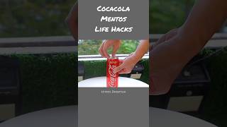 CocaCola Mentos Life Hacks 😜 shorts trending [upl. by Noneek]