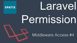 Spatie Laravel Permission Package Tutorial  Using Middleware for permission and role 4 [upl. by Egon938]