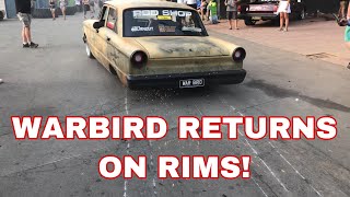 WARBIRD returns on rims after Summernats burnout masters qualifying [upl. by Htebaras]