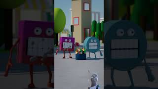 Main di jaln animation cartoon funny numberblocks [upl. by Nonnair]