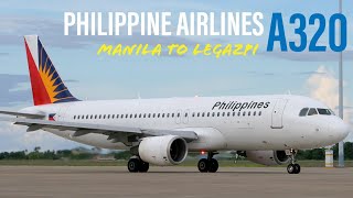 TRIP REPORT  Philippine Airlines A320 Manila to Legazpi [upl. by Nered]