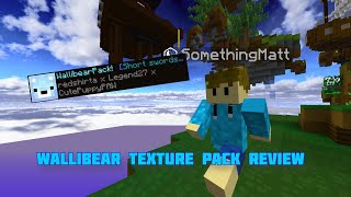 Wallibear Texture pack Review Handcam [upl. by Meingoldas]