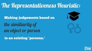 Representativeness Heuristic [upl. by Christyna914]