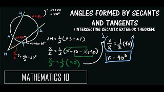 STATEMENTSTANGENTS AND SECANTS TO A CIRCLE [upl. by Asreht796]