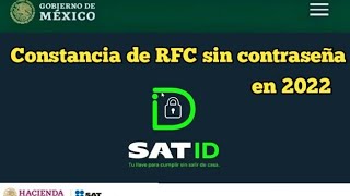 Descarga tu CONSTANCIA de situación fiscal sin contraseña 2023 [upl. by Taima]