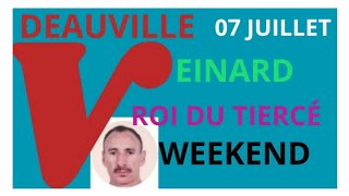 DEAUVILLE LE 07 JUILLET 24 QUINTÉ ANALYSE PAR LE VEINARD LE ROI DU TIERCÉ ET WKEND [upl. by Darice]